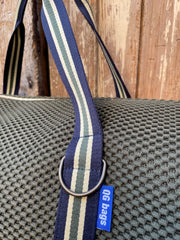 TRAVEL gray herringbone fabric + handle 70