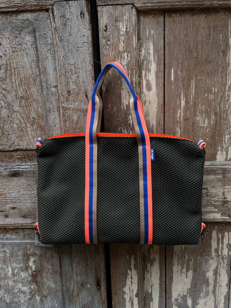VALENTINA BAG neoprene army + manico 25