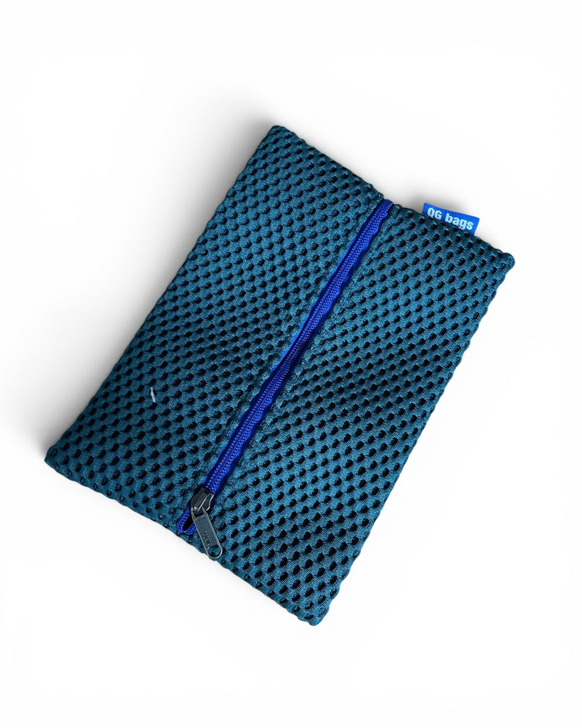 SOGLIOLA neoprene petrolio + cerniera blu elettrico