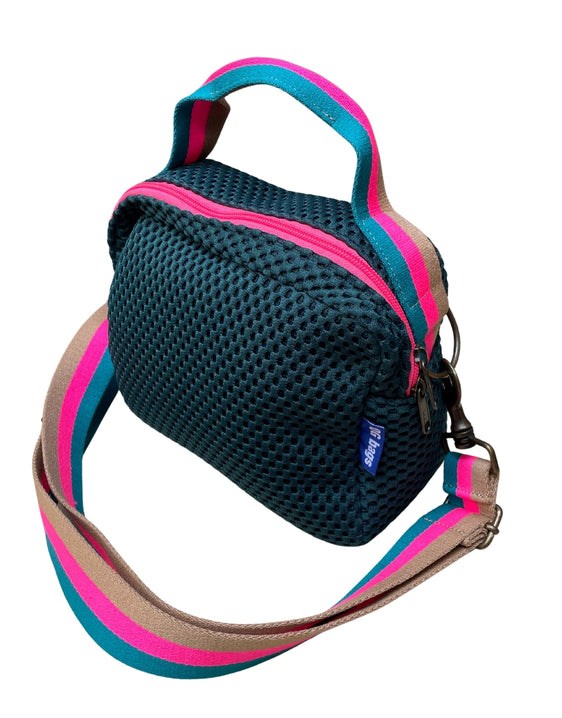 CARLOTTA neoprene petrolio + manico 75