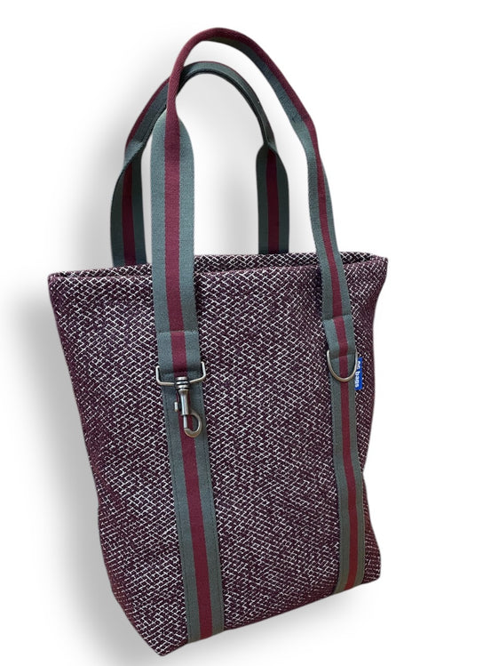 SAC Lorodiana bordeaux + manico verde/bordeaux/verde