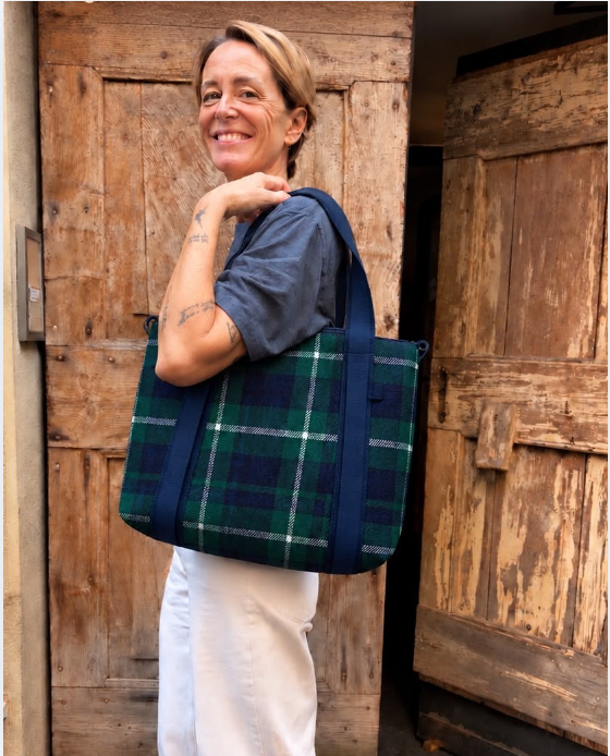 Grace Bag neoprene petrol blue + handle 94