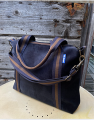 Grace Bag neoprene petrol blue + handle 94
