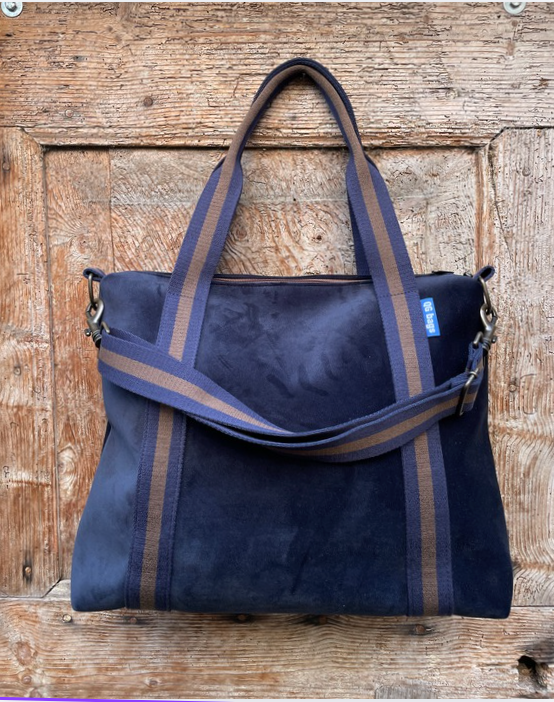 Grace Bag neoprene petrol blue + handle 94