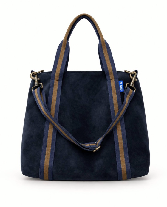 Grace Bag velluto impermeabile blu - manico 91