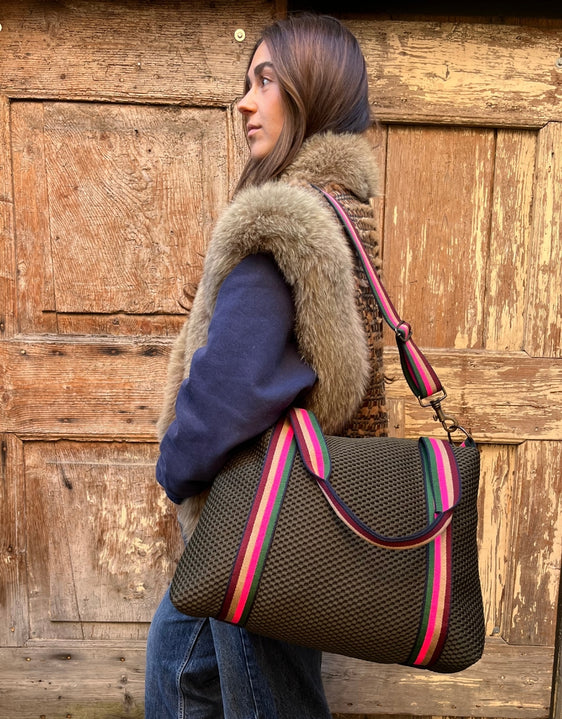 GRACE BAG neoprene verdone + manico 56