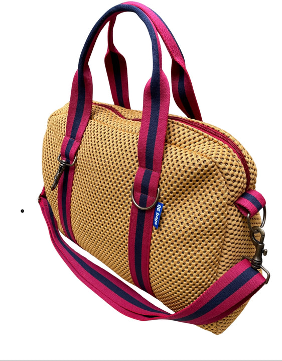 OFFICE BAG neoprene senape + manico 41