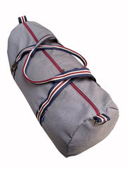 TRAVEL gray herringbone fabric + handle 70
