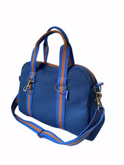 OFFICE BAG neoprene blu elettrico + manico 81