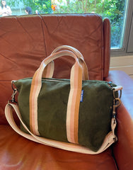 GRESSINA tessuto spugna verde oliva + manico ILA