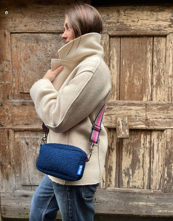 PILLOLA PLUS pelosino blu Cina + manico brillo