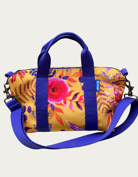 GRESSINA velluto impermeabile Japan giallo + manico viola