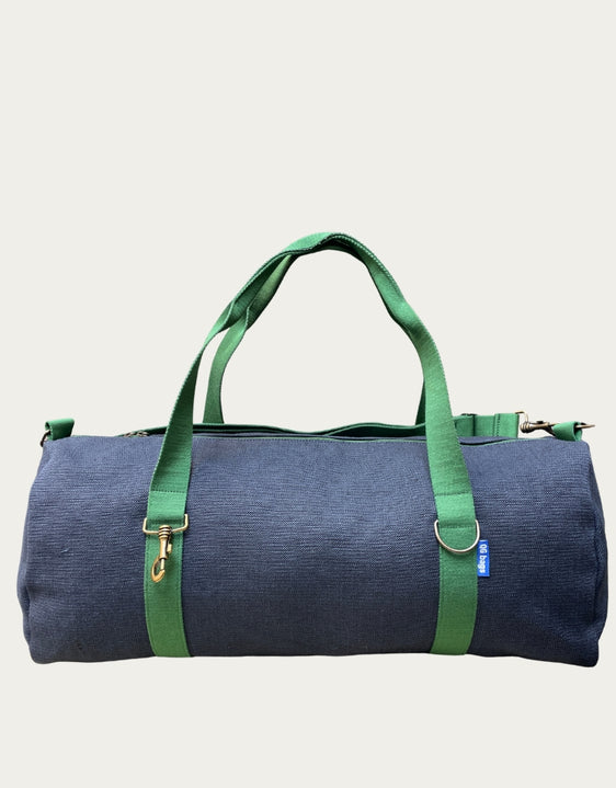 TRAVEL tessuto blu scuro + manico verde