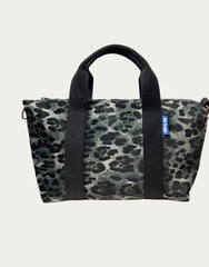 GRESSINA velluto impermeabile ANIMALIER nero + manico nero