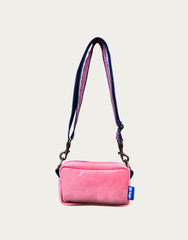 PILLOLA PLUS velluto rosa + manico brillo