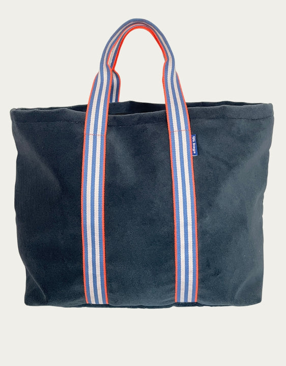 SUPER BAG tessuto spugna avio + manico 94