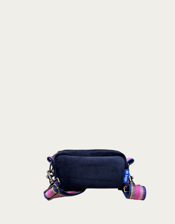 PILLOLA PLUS velluto impermeabile blu scuro + manico brillo