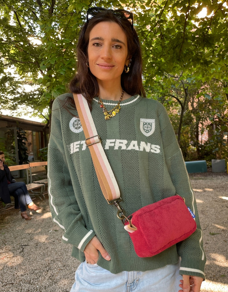 PILLOLA PLUS velluto impermeabile fragola + manico 89 ILA